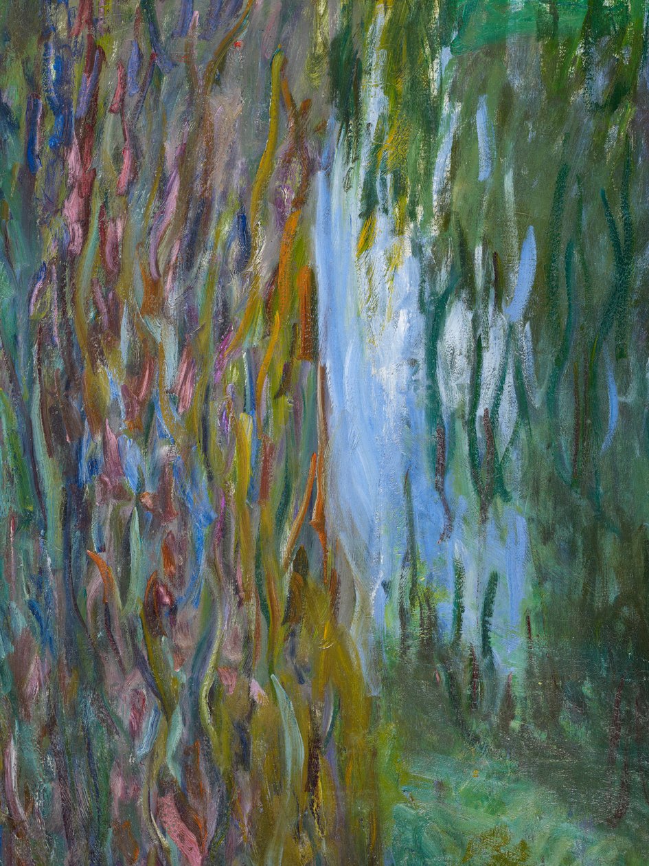 Trauerweide und der Seerosenteich, 1916-19 (Detail) von Claude Monet
