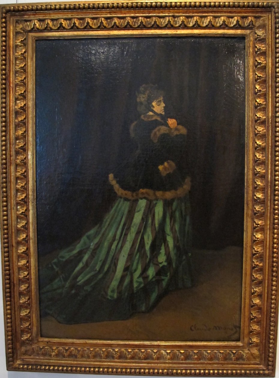 Camille im grünen Kleid von Claude Monet
