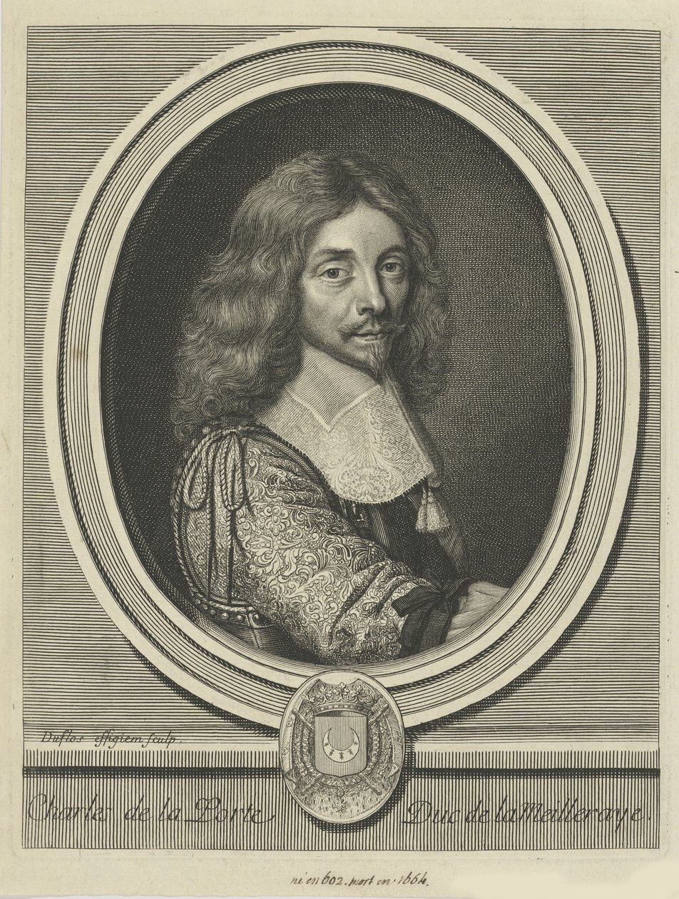 Charles de la Porte, Herzog von La Meilleraye 1602-1664, ca. 1690 von Claude Duflos