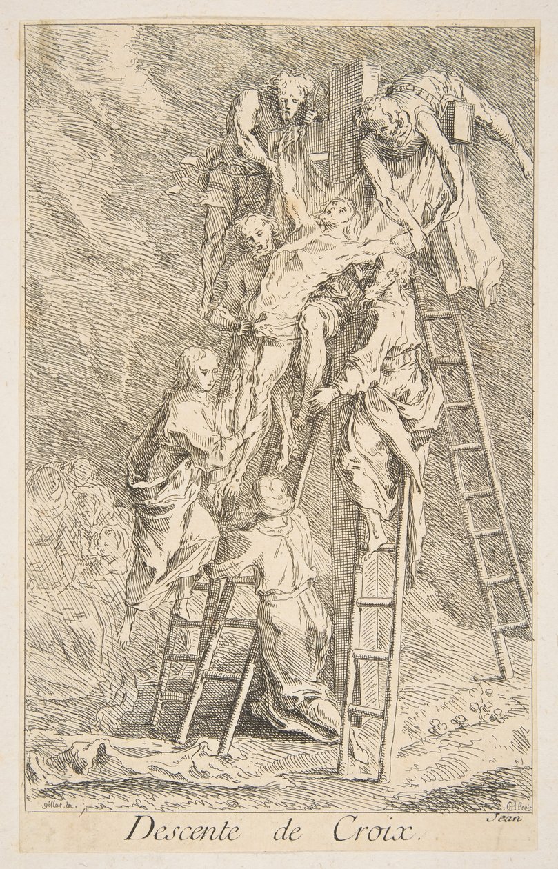 Kreuzabnahme von Claude Gillot, Jacques Gabriel Huquier