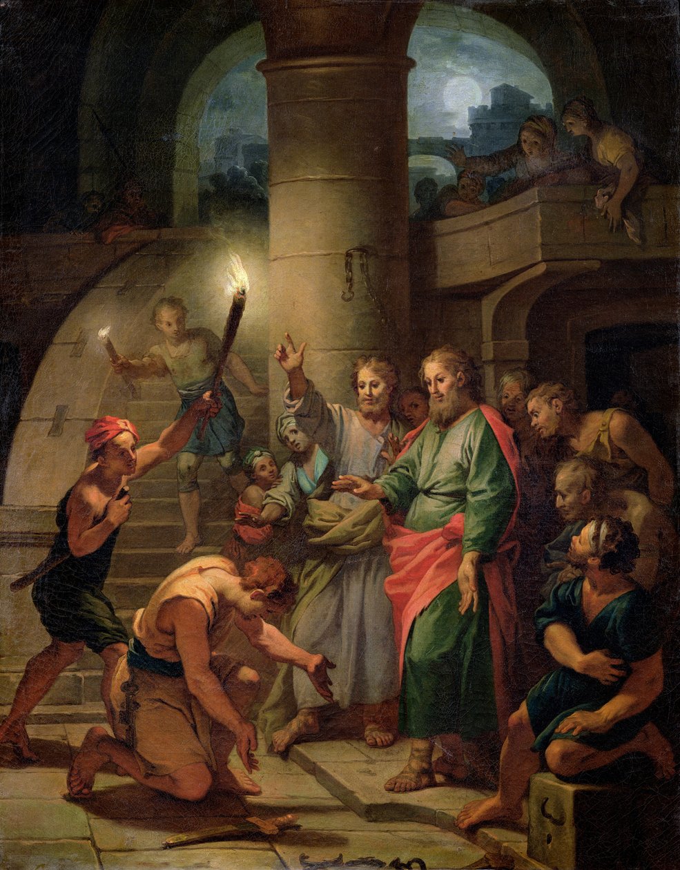 Die Befreiung von St. Paul und St. Barnabas von Claude Guy Halle