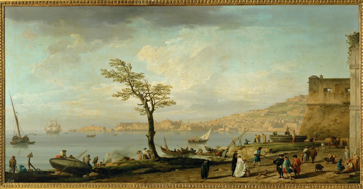 Blick auf den Golf von Neapel von Claude Joseph Vernet