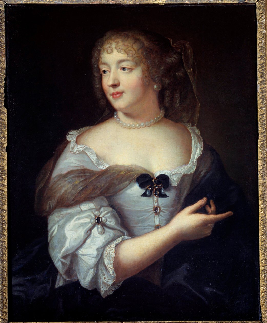 Porträt der Schriftstellerin Marie de Rabutin Chantal, Marquise de Sévigné von Claude Lefebvre