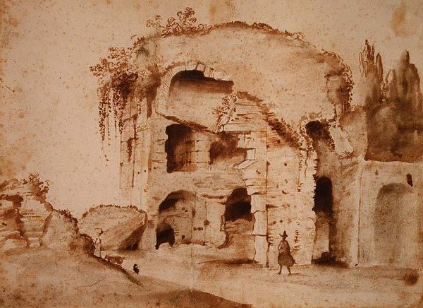 Eine Ruine auf dem Palatin von Claude Lorrain