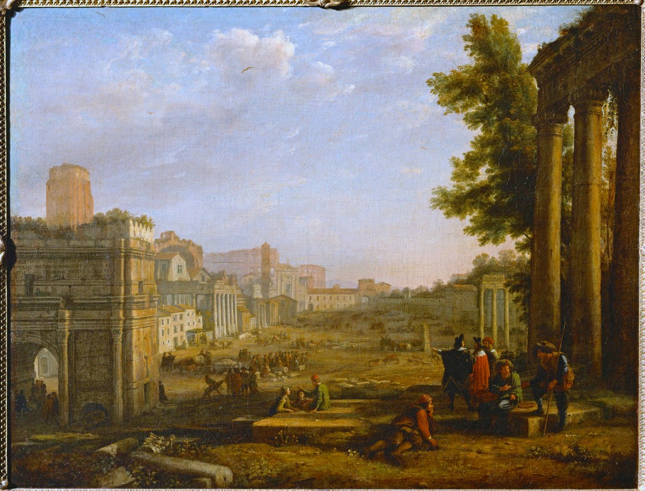 Blick auf das Campo Vacino, Rom 1636 von Claude Lorrain (1600 82)