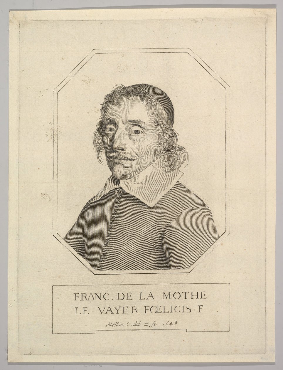 François de La Mothe Le Vayer von Claude Mellan