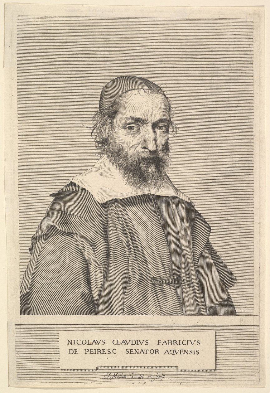Nicolas-Claude Fabri de Peiresc, 1637 von Claude Mellan