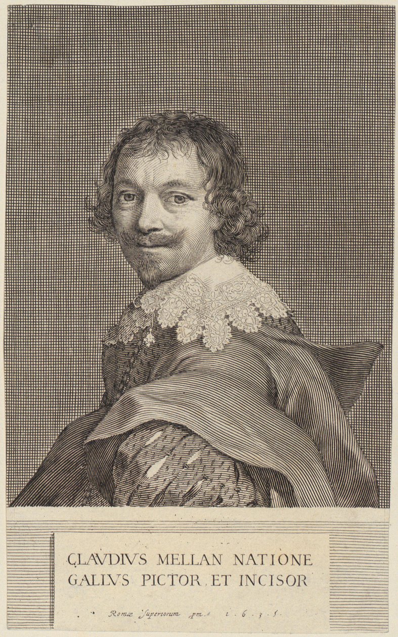 Selbstporträt von Claude Mellan von Claude Mellan