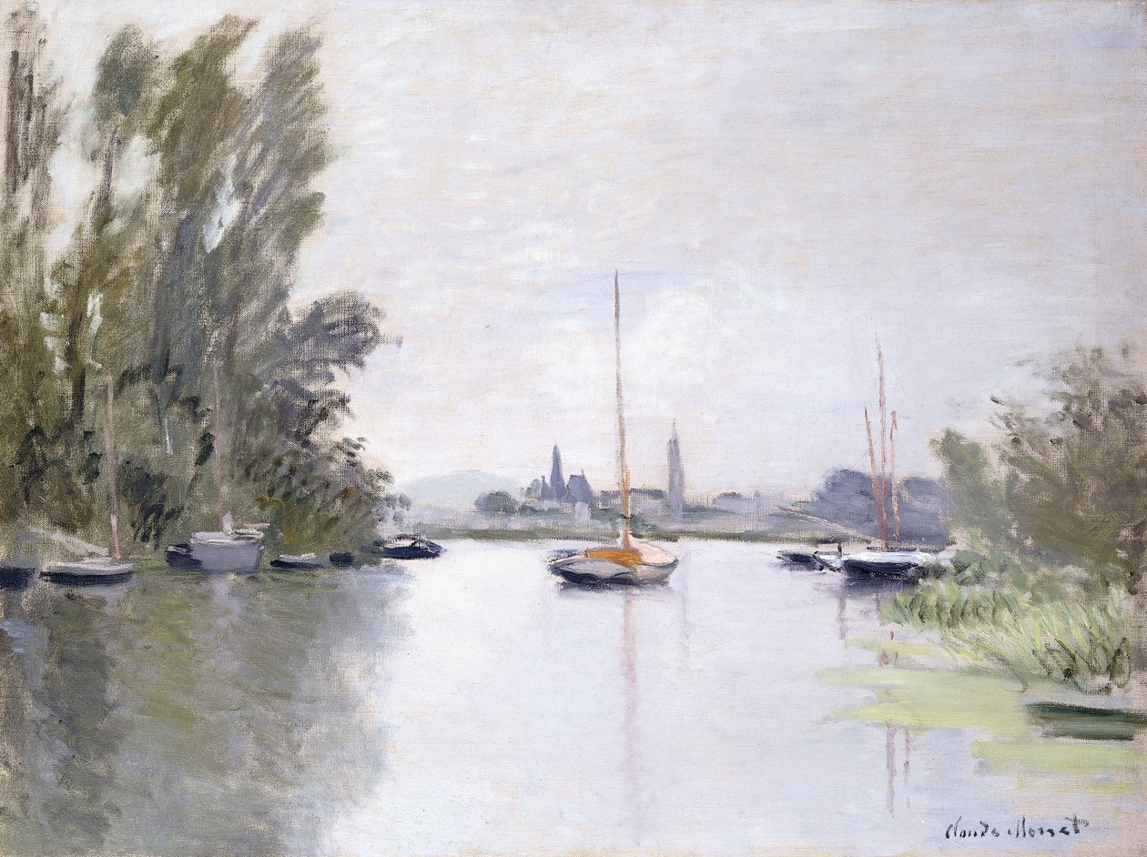Argenteuil, Ansicht des kleinen Arms der Seine, 1872 von Claude Monet