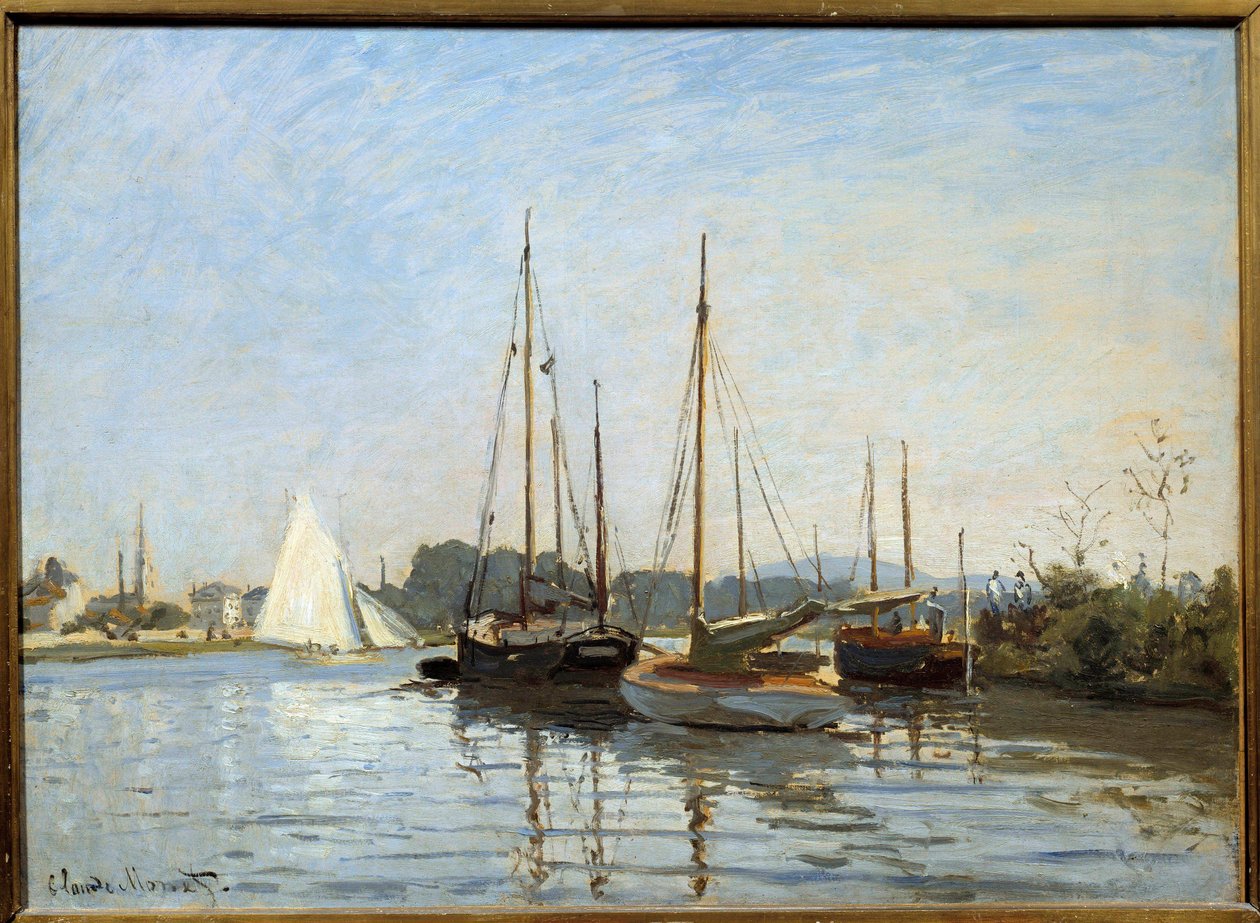 Vergnügungsboote in Argenteuil von Claude Monet