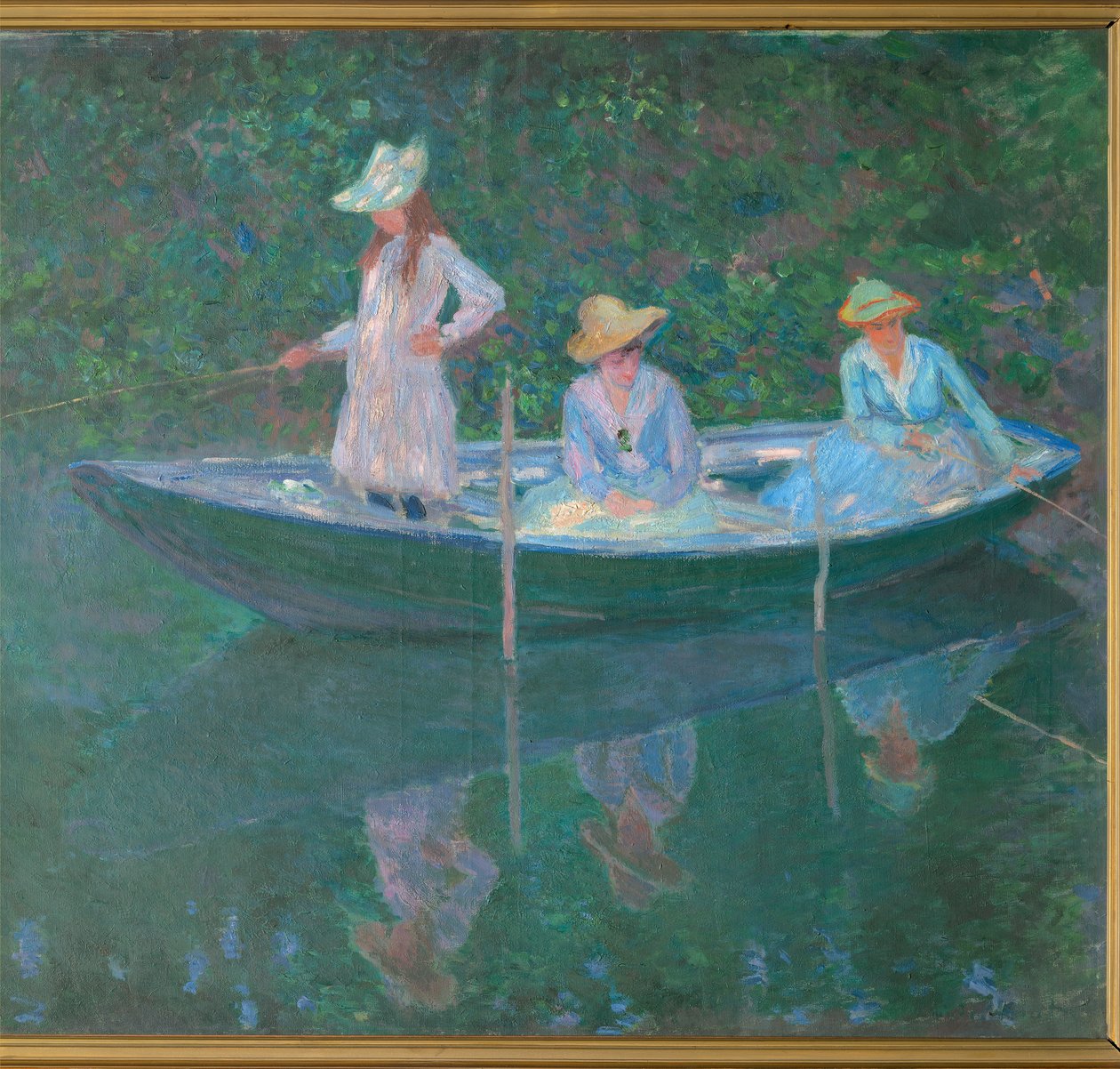 Eine Norwegerin in Giverny von Claude Monet
