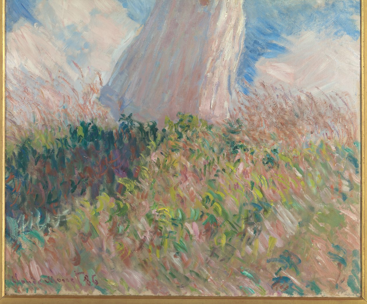 Versuch einer Figur im Freien von Claude Monet