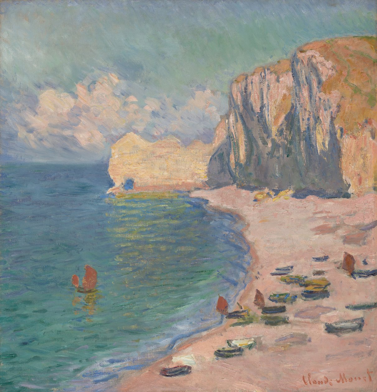 Étretat: Der Strand und die Falaise d