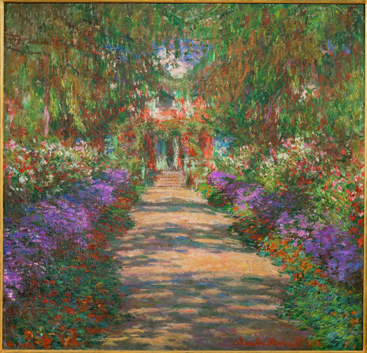 Garten in Giverny von Claude Monet