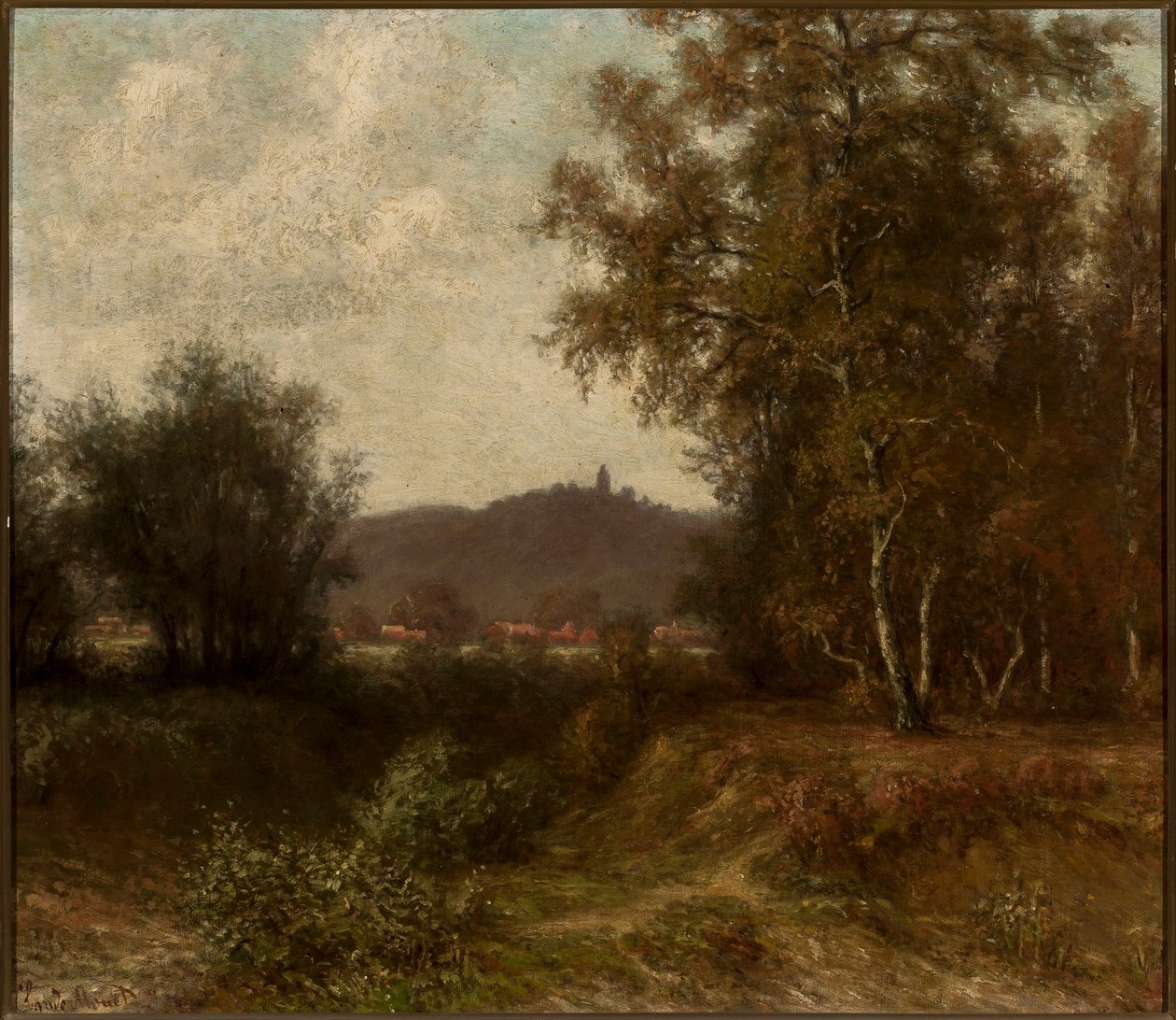 Landschaft mit Bäumen von Claude Monet