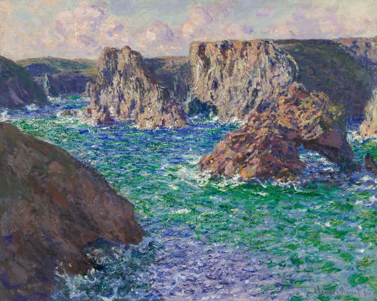 La Roche Guibel, Port-Domois von Claude Monet