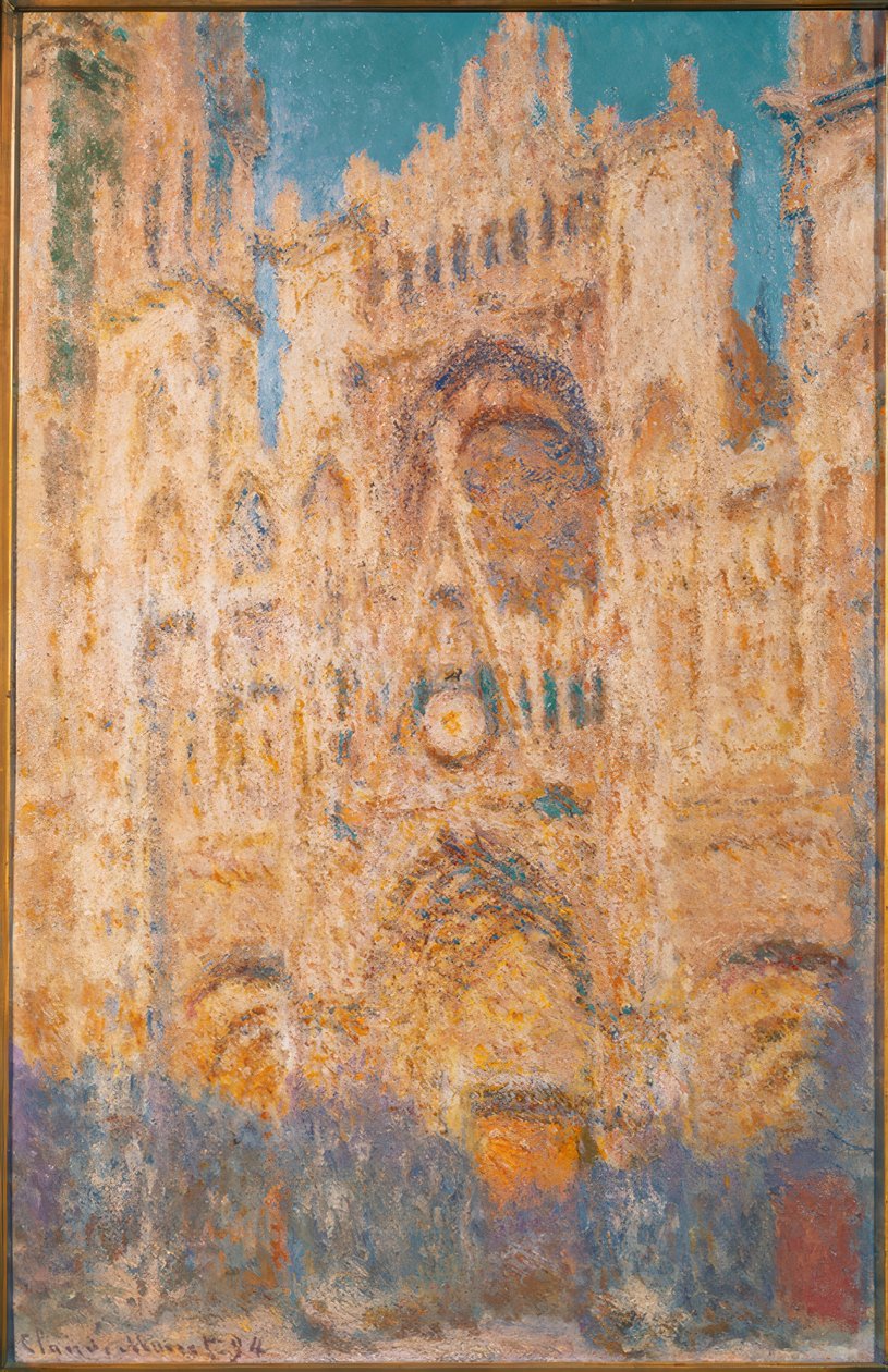 Die Kathedrale von Rouen von Claude Monet