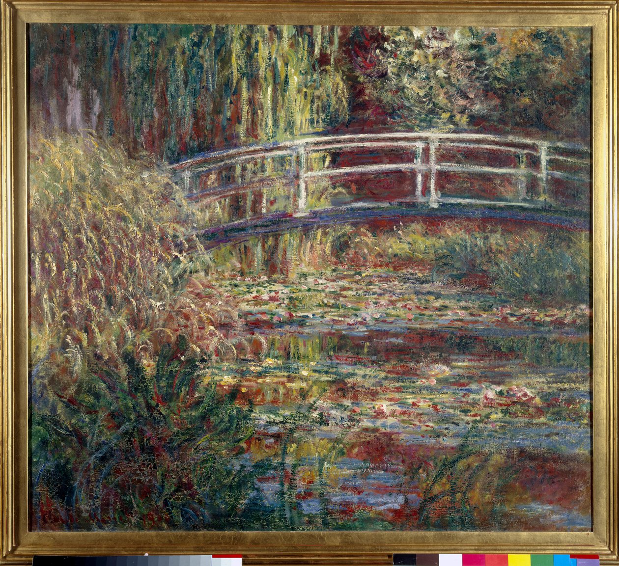 Der Seerosenteich, rosa Harmonie von Claude Monet