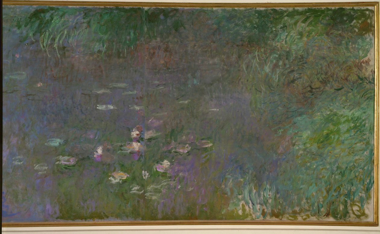 Die Seerosen: Morgen von Claude Monet