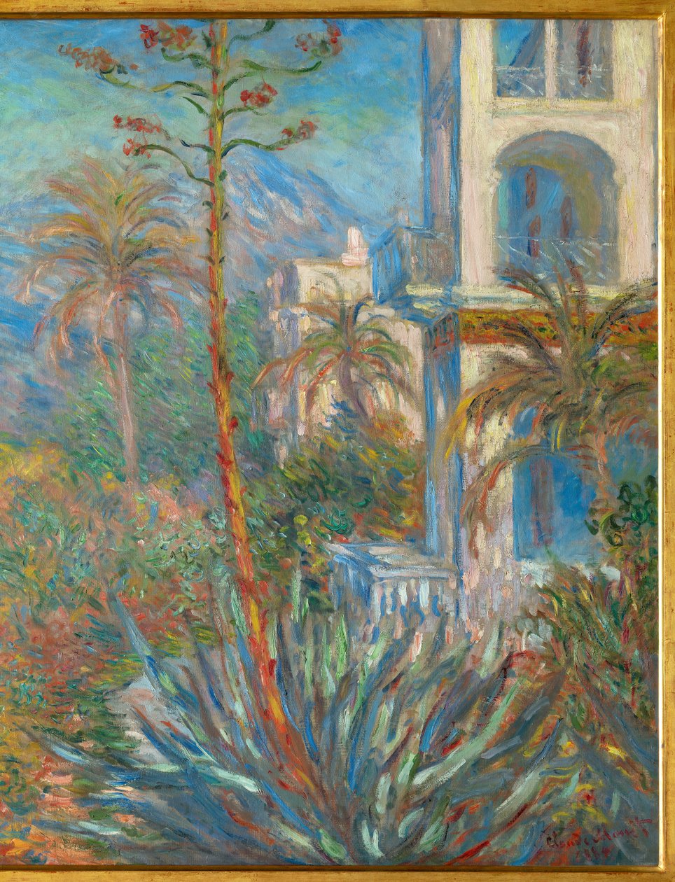 Die Villen in Bordighera, 1884 von Claude Monet