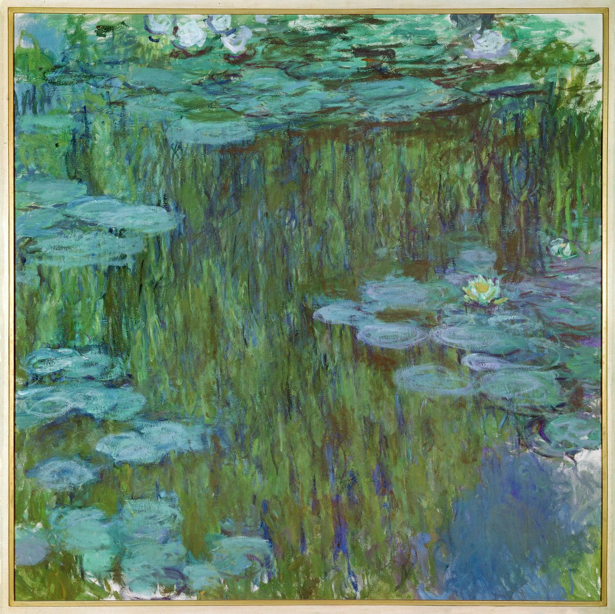 Seerosen in Giverny von Claude Monet