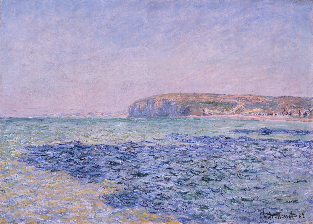 Schatten auf dem Meer - Die Klippen von Pourville von Claude Monet