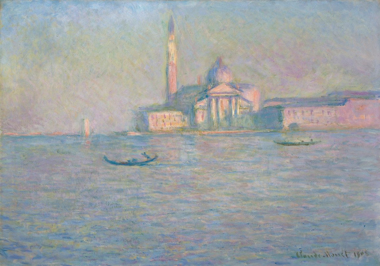 Die Kirche San Giorgio Maggiore, Venedig von Claude Monet