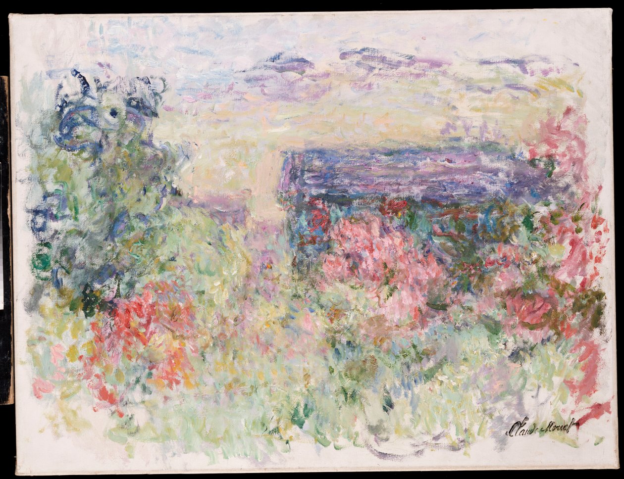 Das Haus durch die Rosen, ca. 1925-26 von Claude Monet