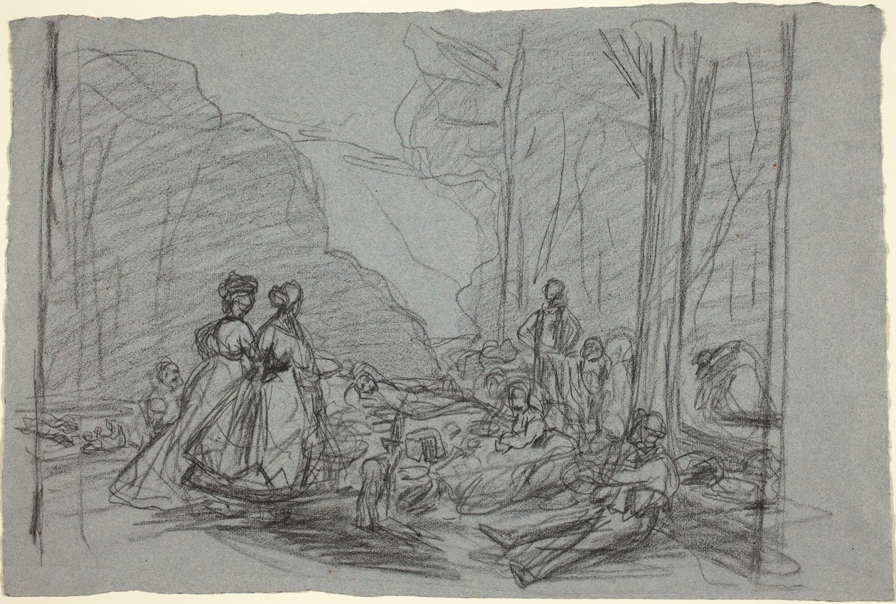 Das Frühstück im Grünen, ca. 1865 von Claude Monet