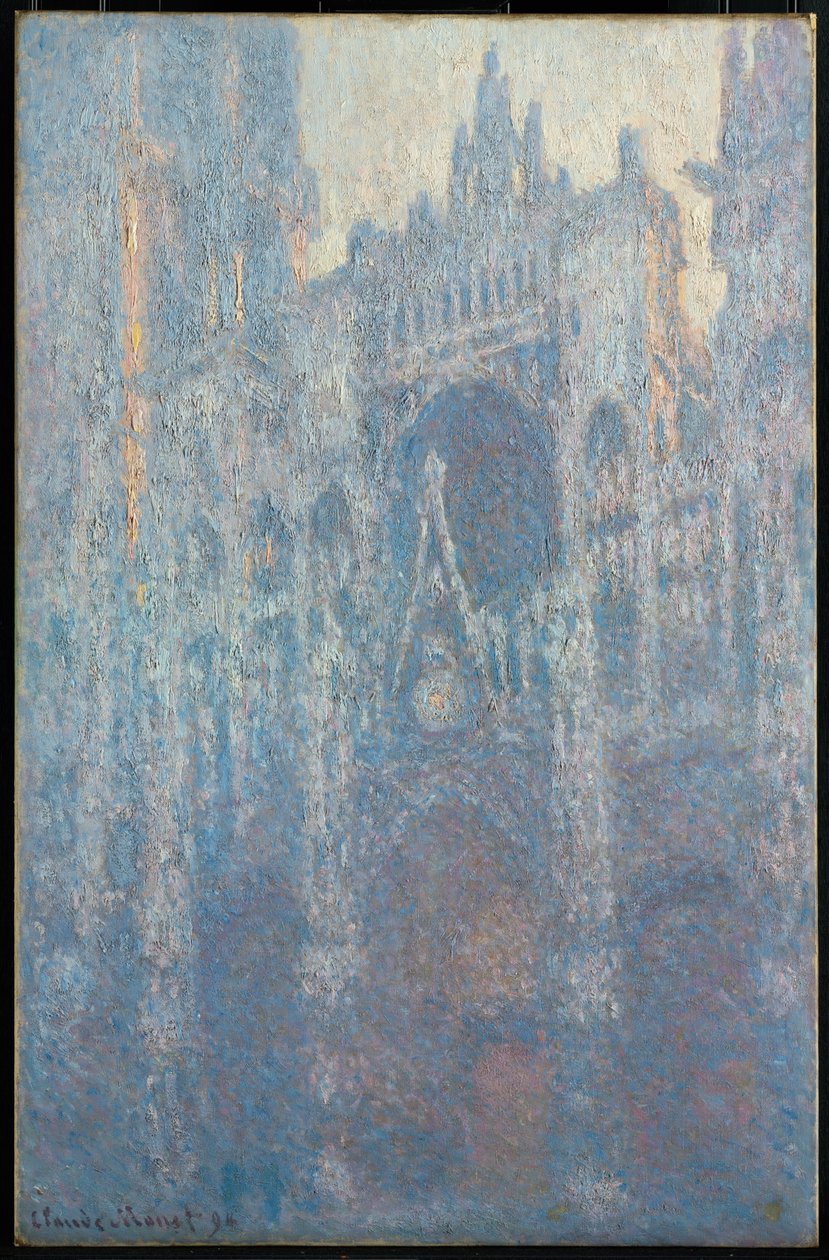 Das Portal der Kathedrale von Rouen im Morgenlicht von Claude Monet