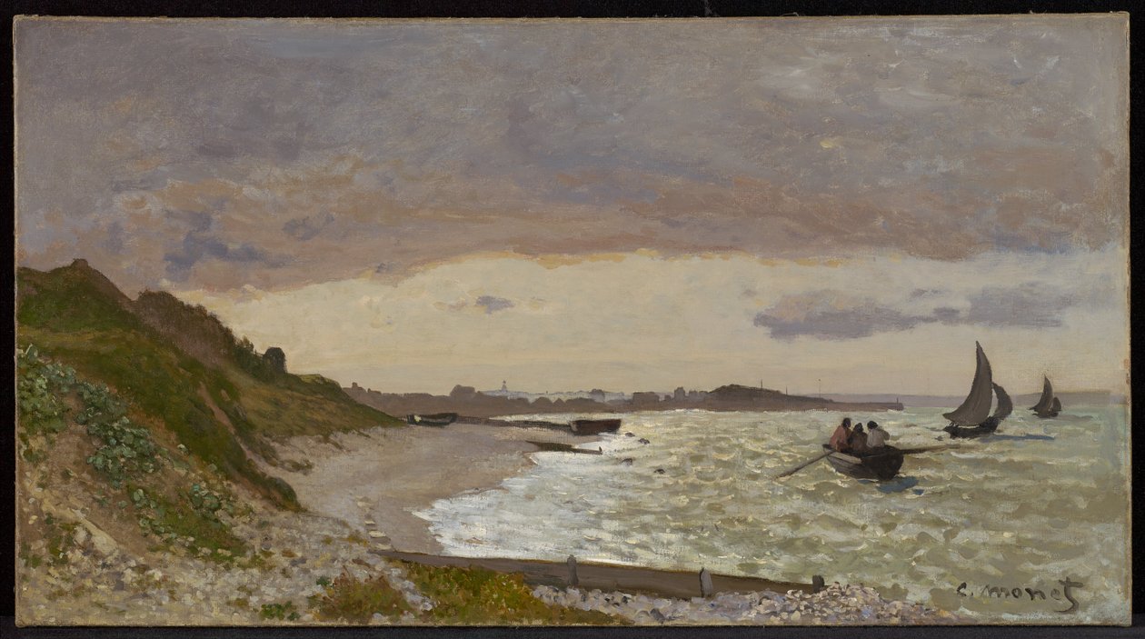 Die Küste bei Sainte-Adresse von Claude Monet