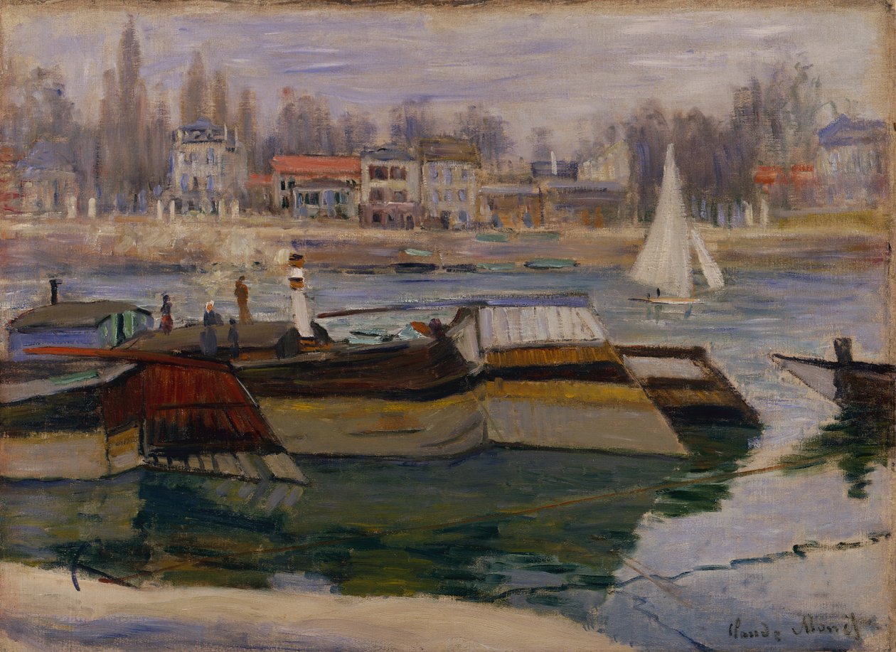Die Seine bei Asnieres von Claude Monet