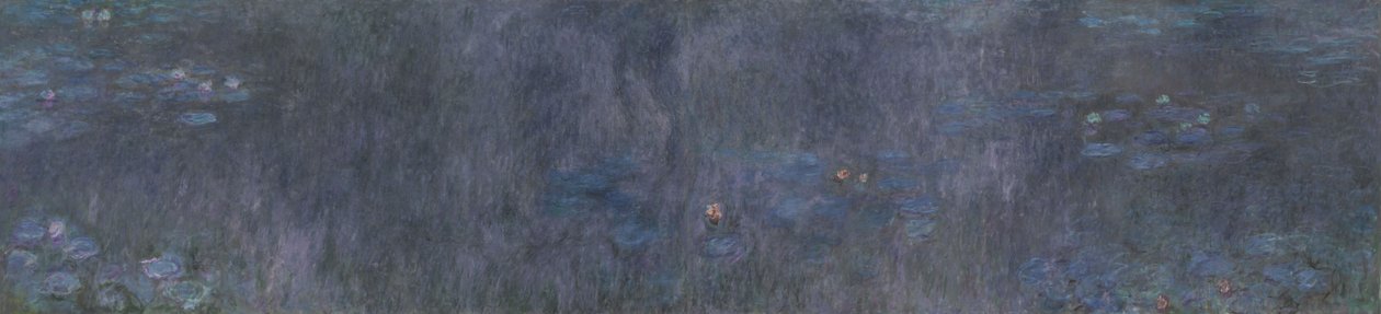 Die Seerosen - Baumreflexionen von Claude Monet