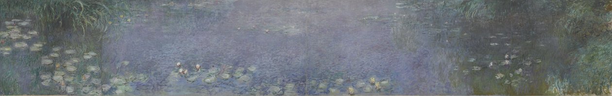 Die Seerosen - Baumreflexionen, 1914-1926 von Claude Monet