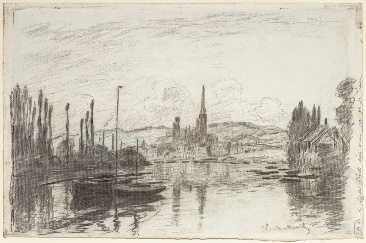Ansicht von Rouen von Claude Monet