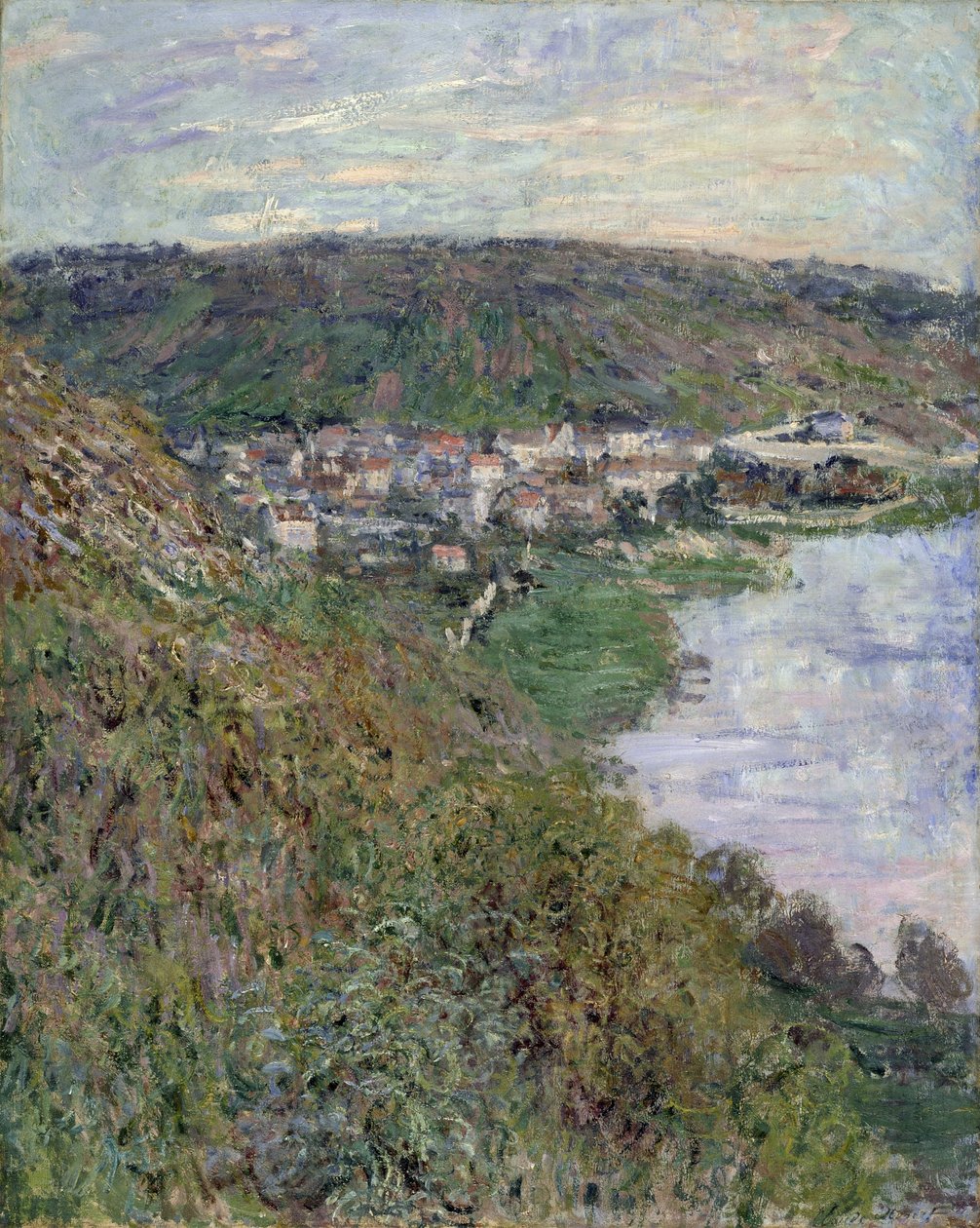 Blick auf Vétheuil von Claude Monet