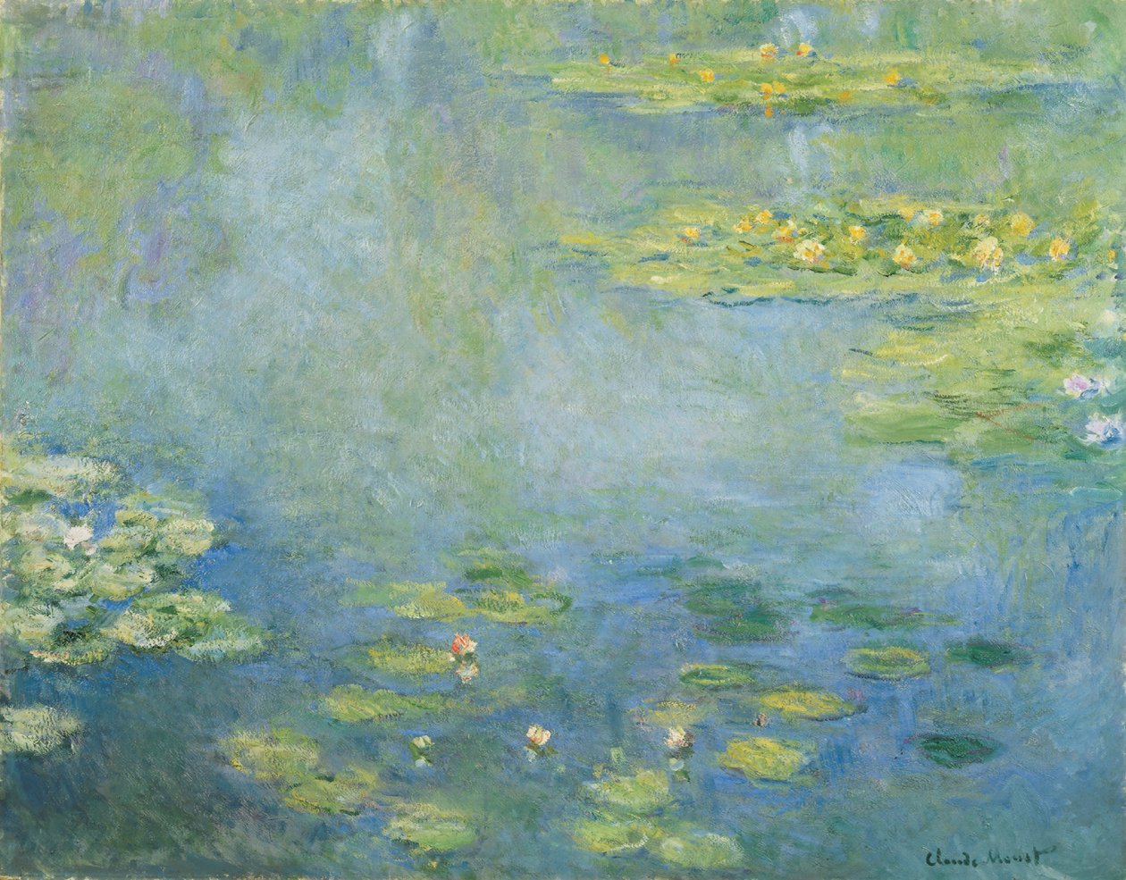 Seerosen, ca. 1906 von Claude Monet