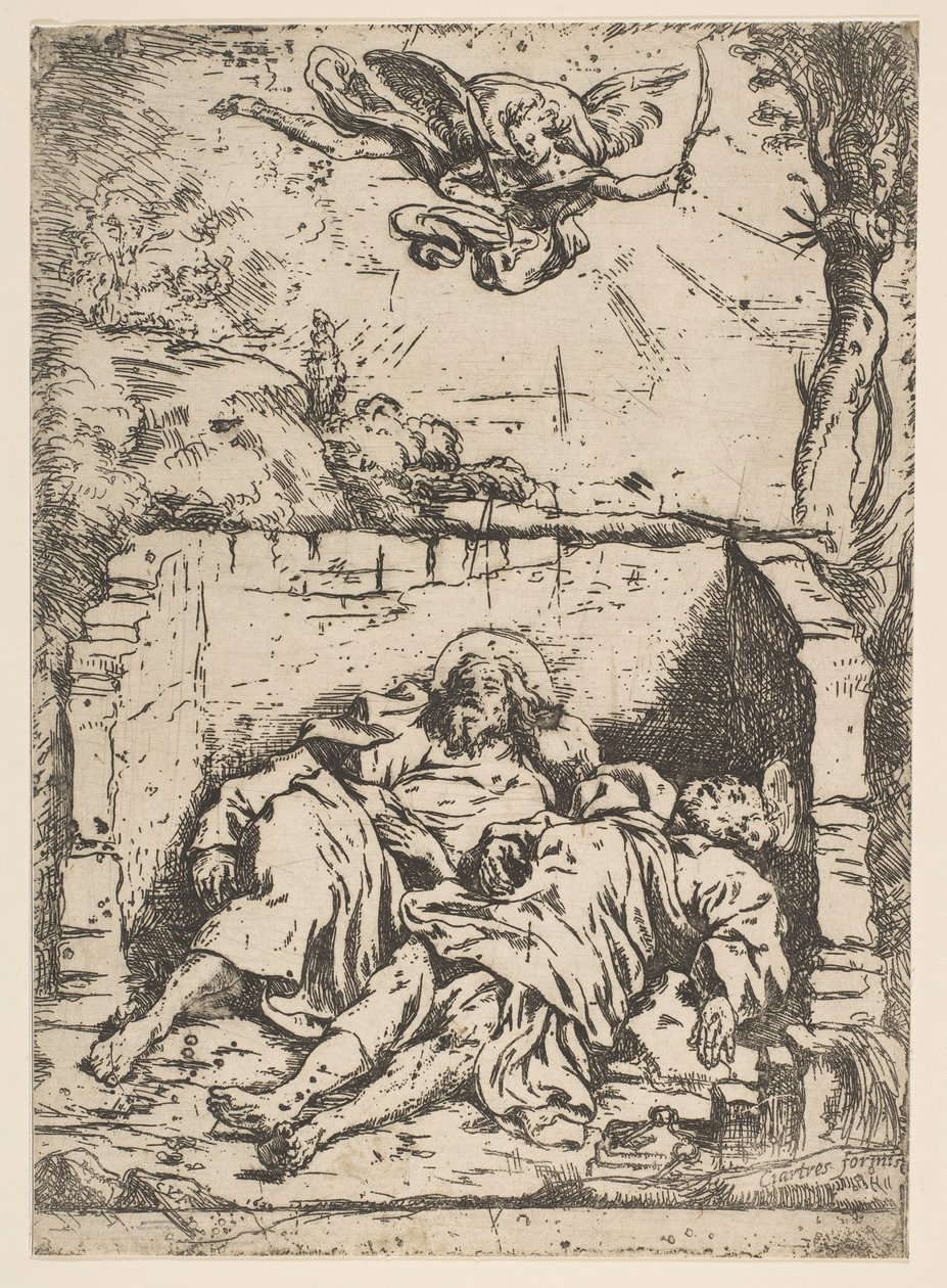 Tod von St. Peter und St. Paul, 17. Jahrhundert von Claude Vignon