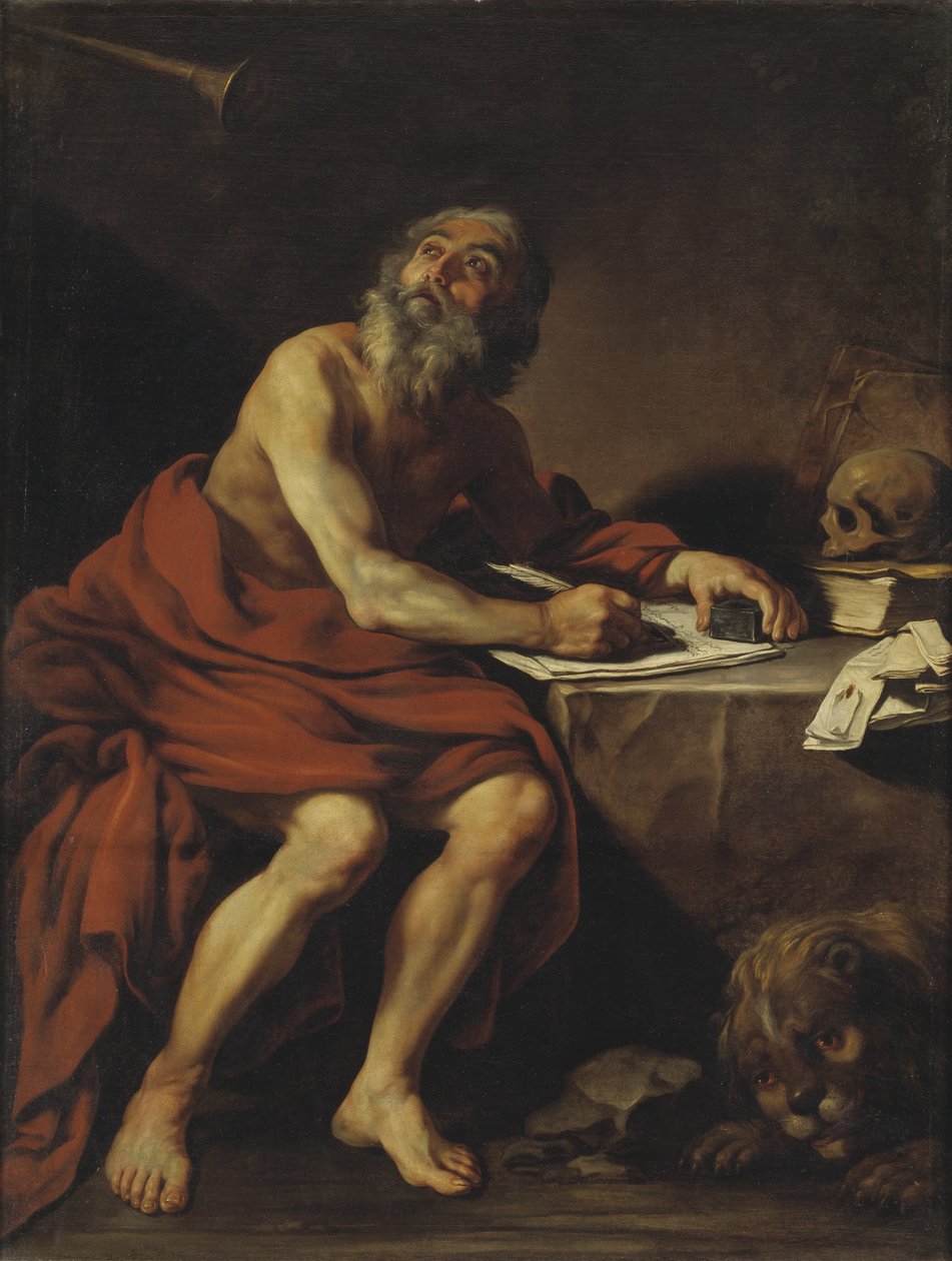 Die Vision des Heiligen Hieronymus von Claude Vignon