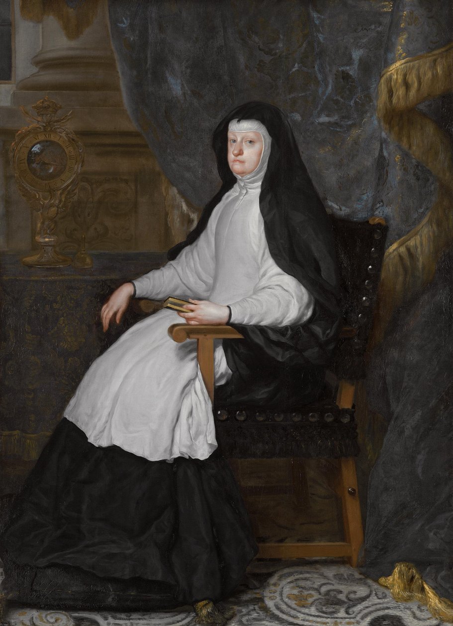 Maria Anna von Österreich, Gemahlin König Philipps IV. von Spanien, als Witwe von Claudio Coello