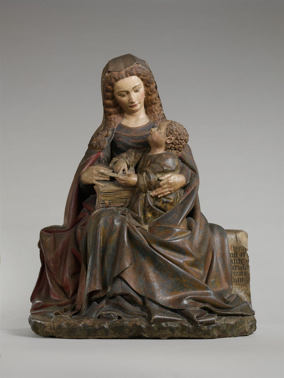 Jungfrau und Kind, ca. 1415-17 von Claus de Werve