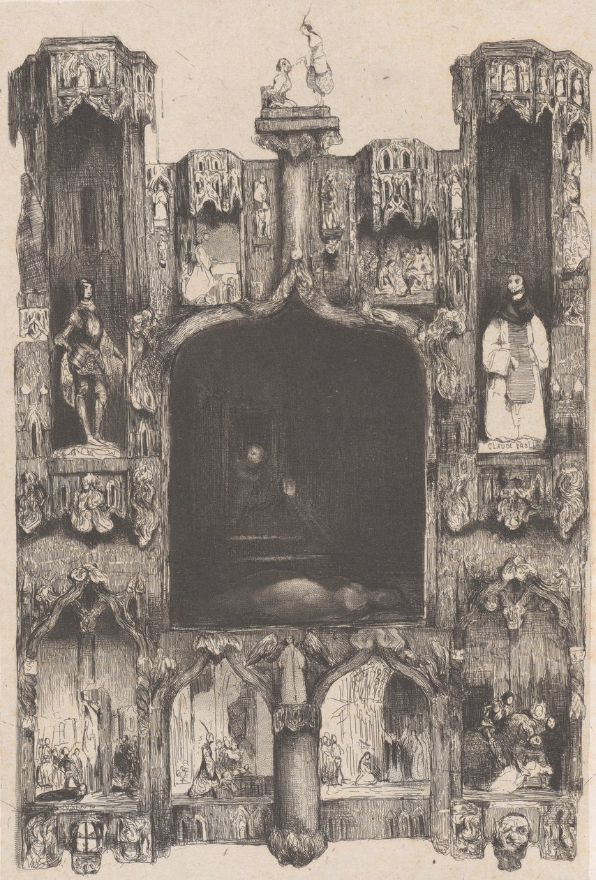 Notre-Dame de Paris, 1832 von Célestin Nanteuil