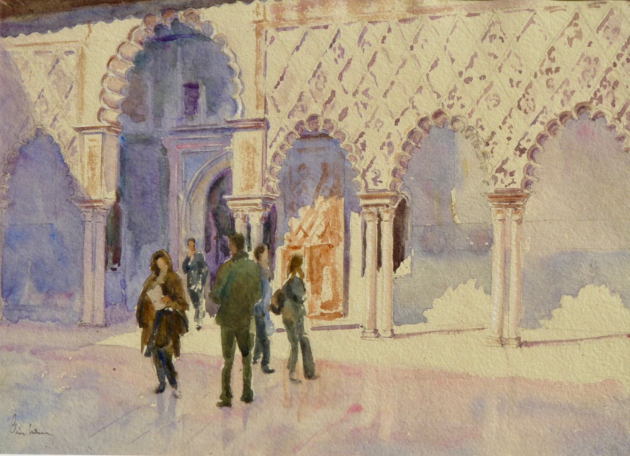 Alcazar, Patio de las Doncellas, 2002 von Clive Wilson