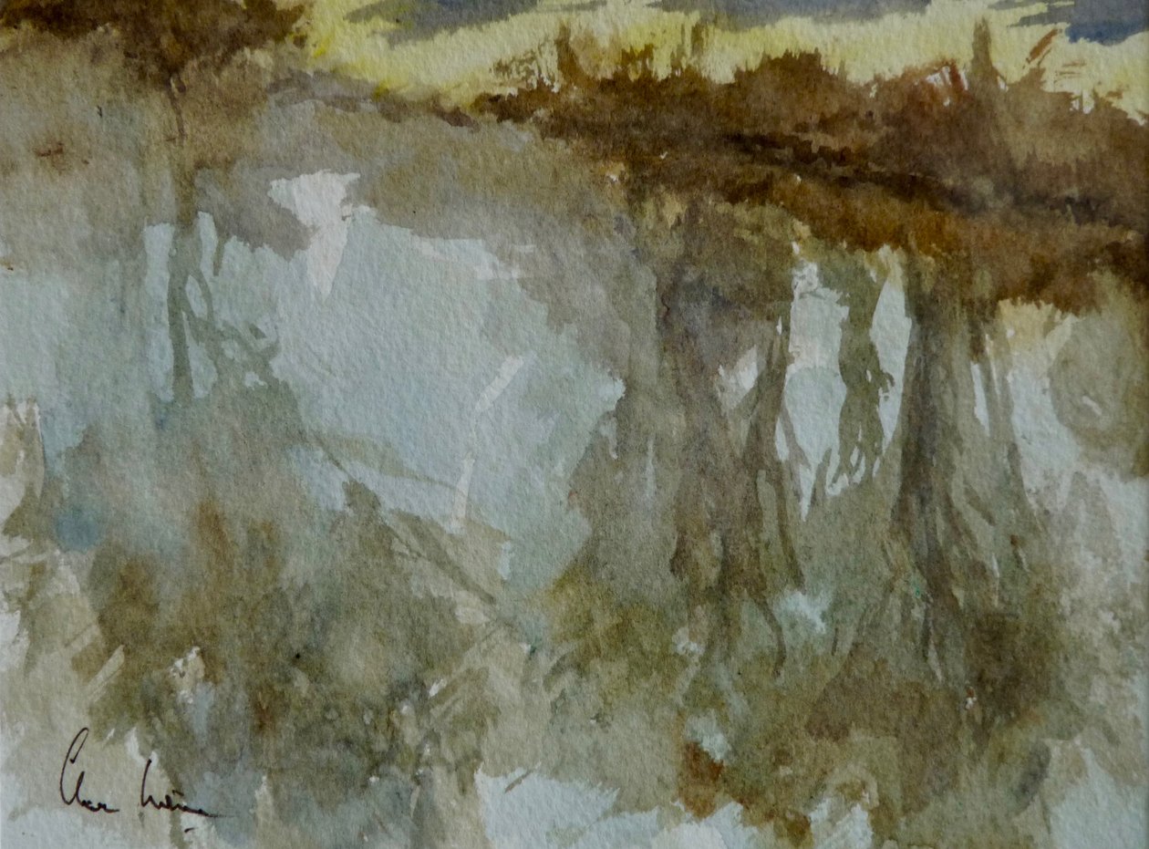 Kintbury-Kanal - Frühlingsmorgen, 2003 von Clive Wilson