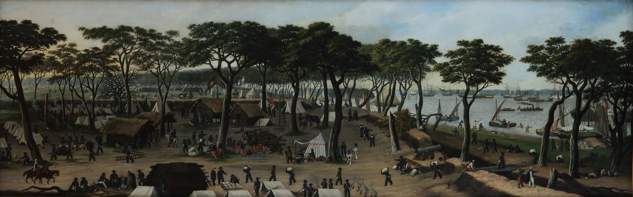 Innenansicht von Curuzú, stromaufwärts gesehen von Candido Lopez