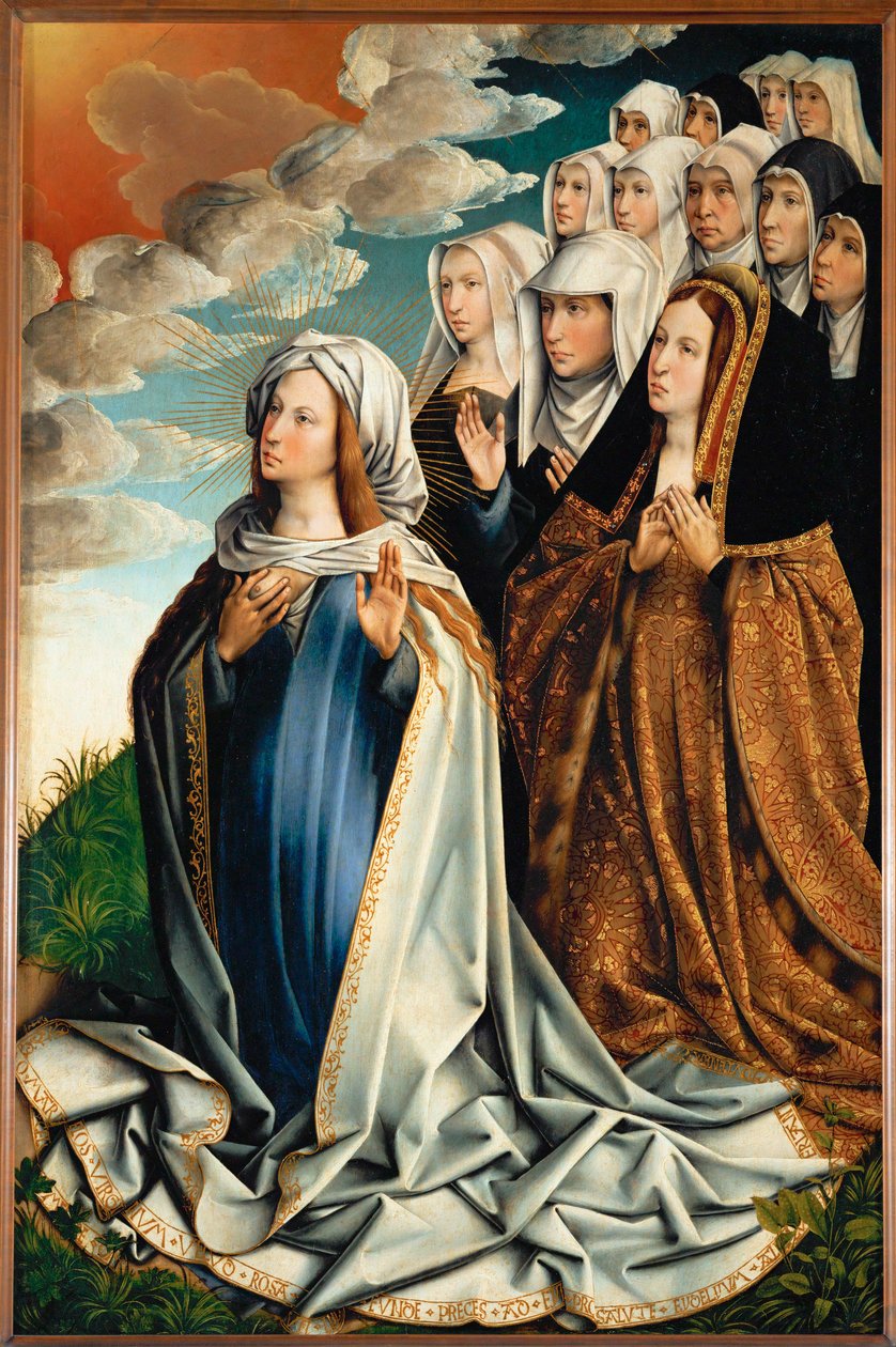 Heilige Maria bittet für Juana 
