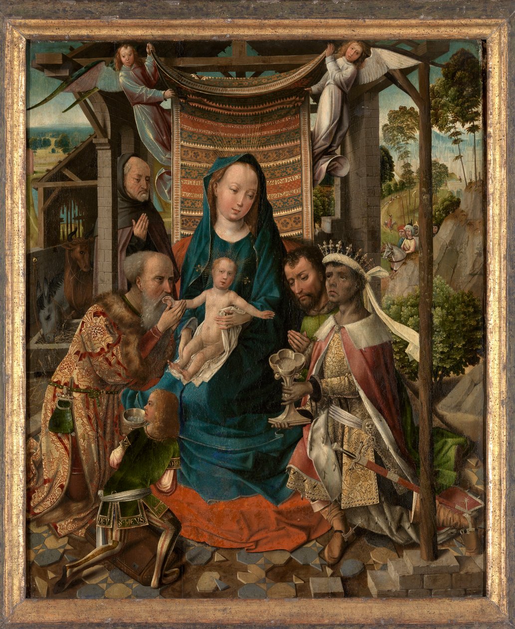 Die Anbetung der Könige von Colijn de Coter