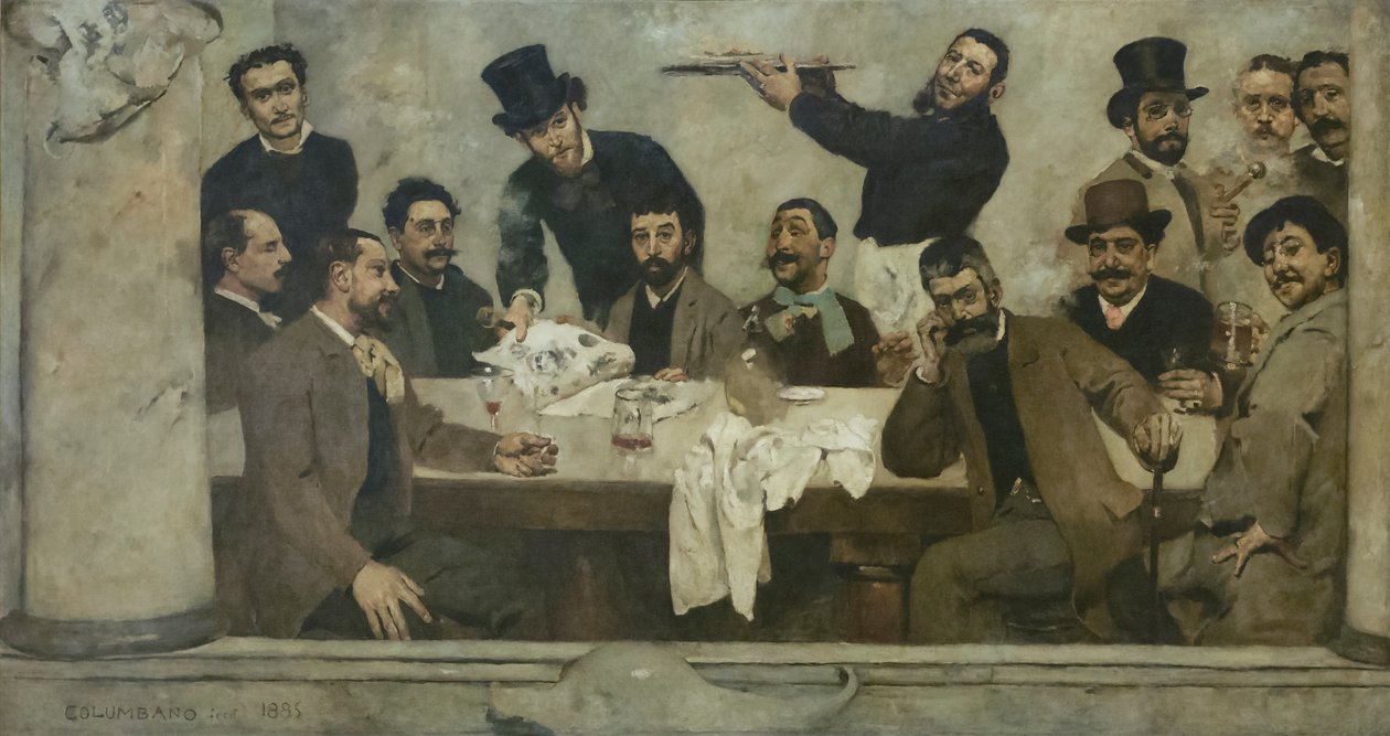 Die Löwengruppe von Columbano Bordalo Pinheiro