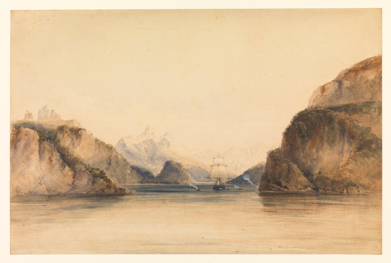 Porträtbucht, Beagle-Kanal, Südamerika von Conrad Martens