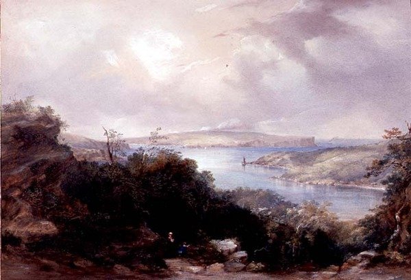 Sydney Harbour mit Blick auf North Head von Conrad Martens